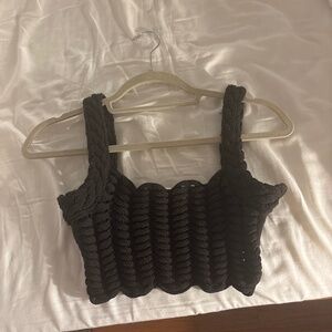 Rope crop top